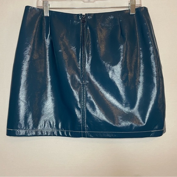 Urban Outfitters Faux Leather Mini Skirt - Picture 8 of 15